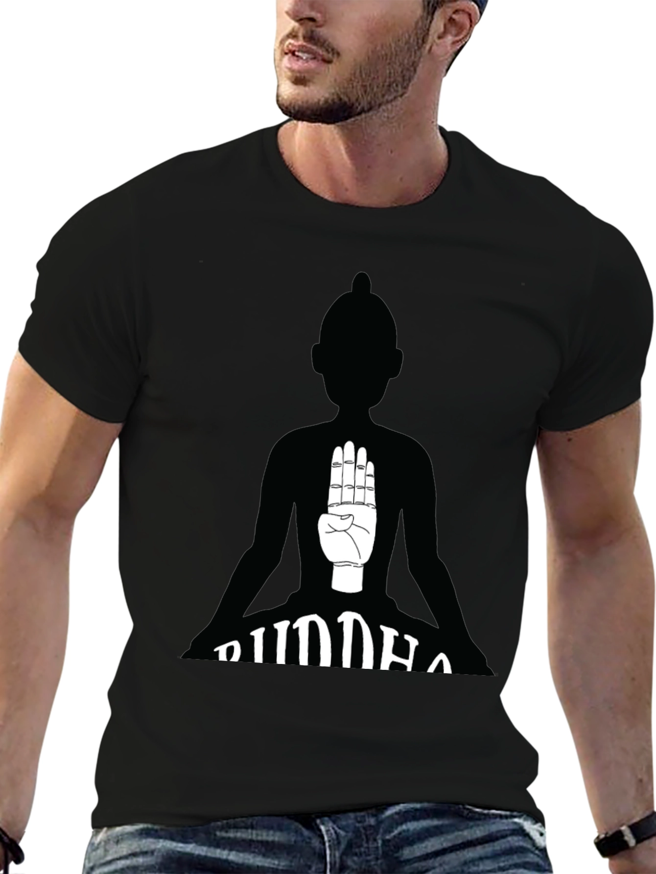 Buddha Hand T-Shirt - Meditate in Style!