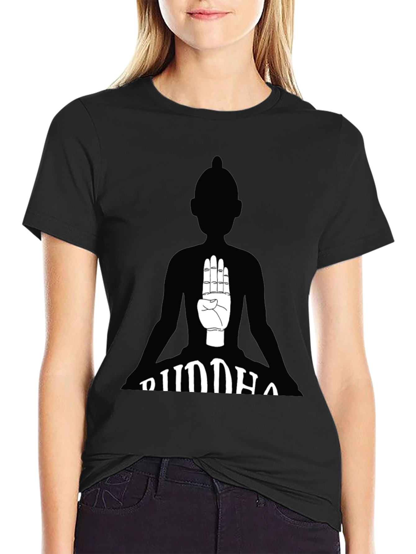 Buddha Hand T-Shirt - Meditate in Style!
