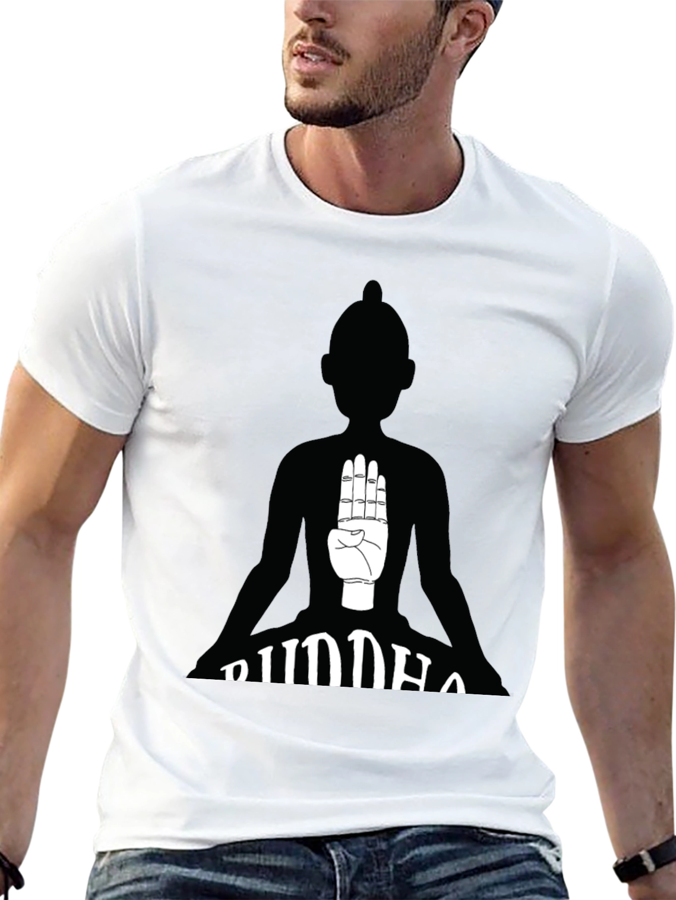 Buddha Hand T-Shirt - Meditate in Style!