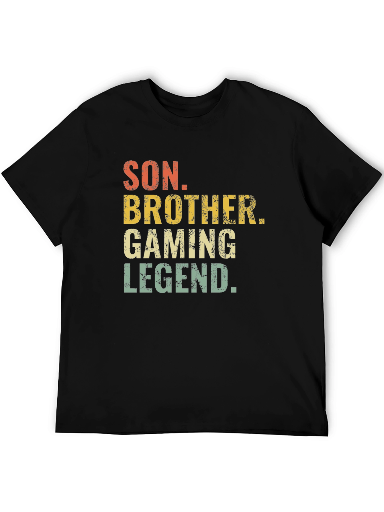 Son Brother Gaming Legend Black T-Shirt