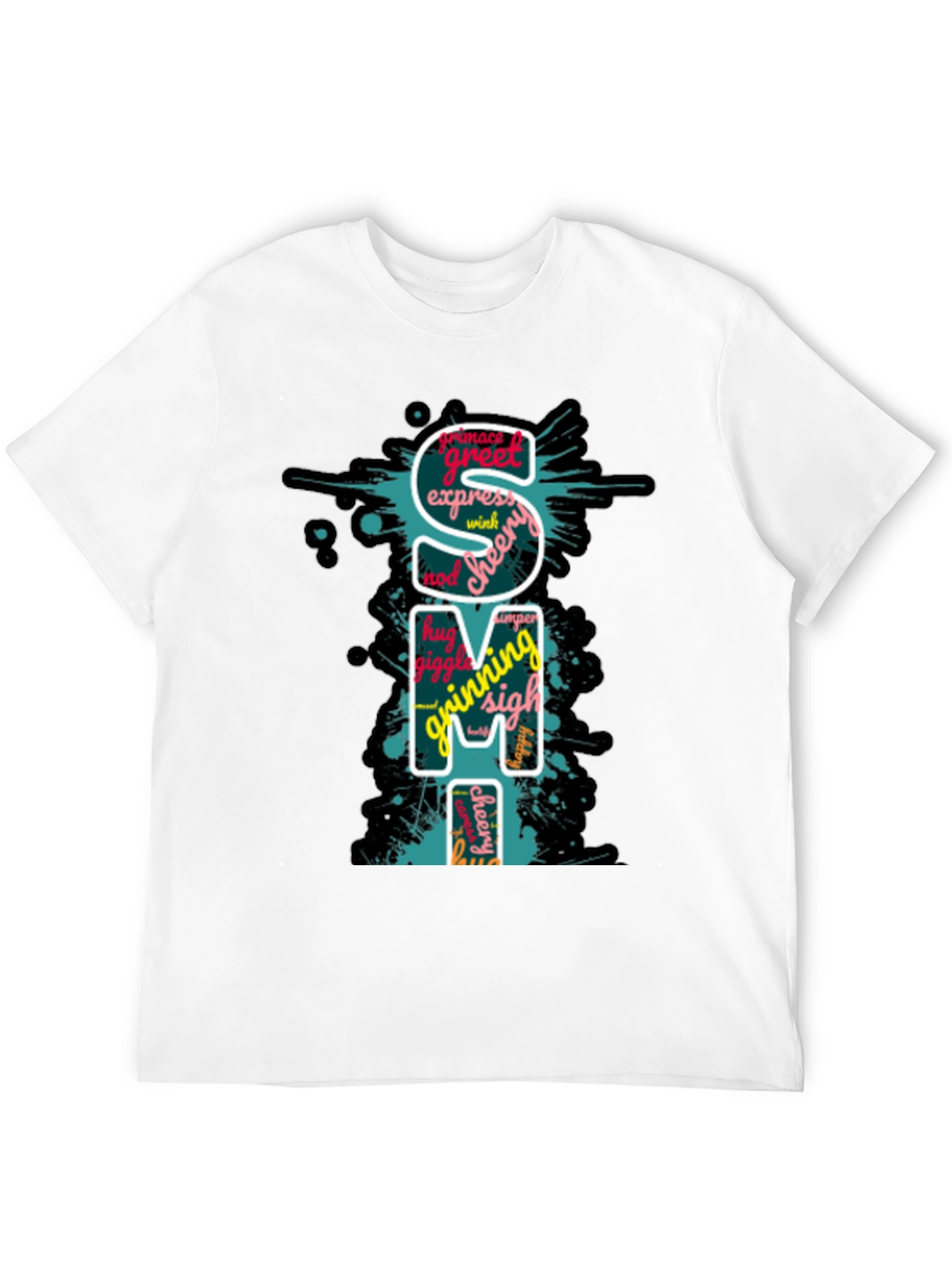 SMI Word Art Graphic T-Shirt - Express Yourself!
