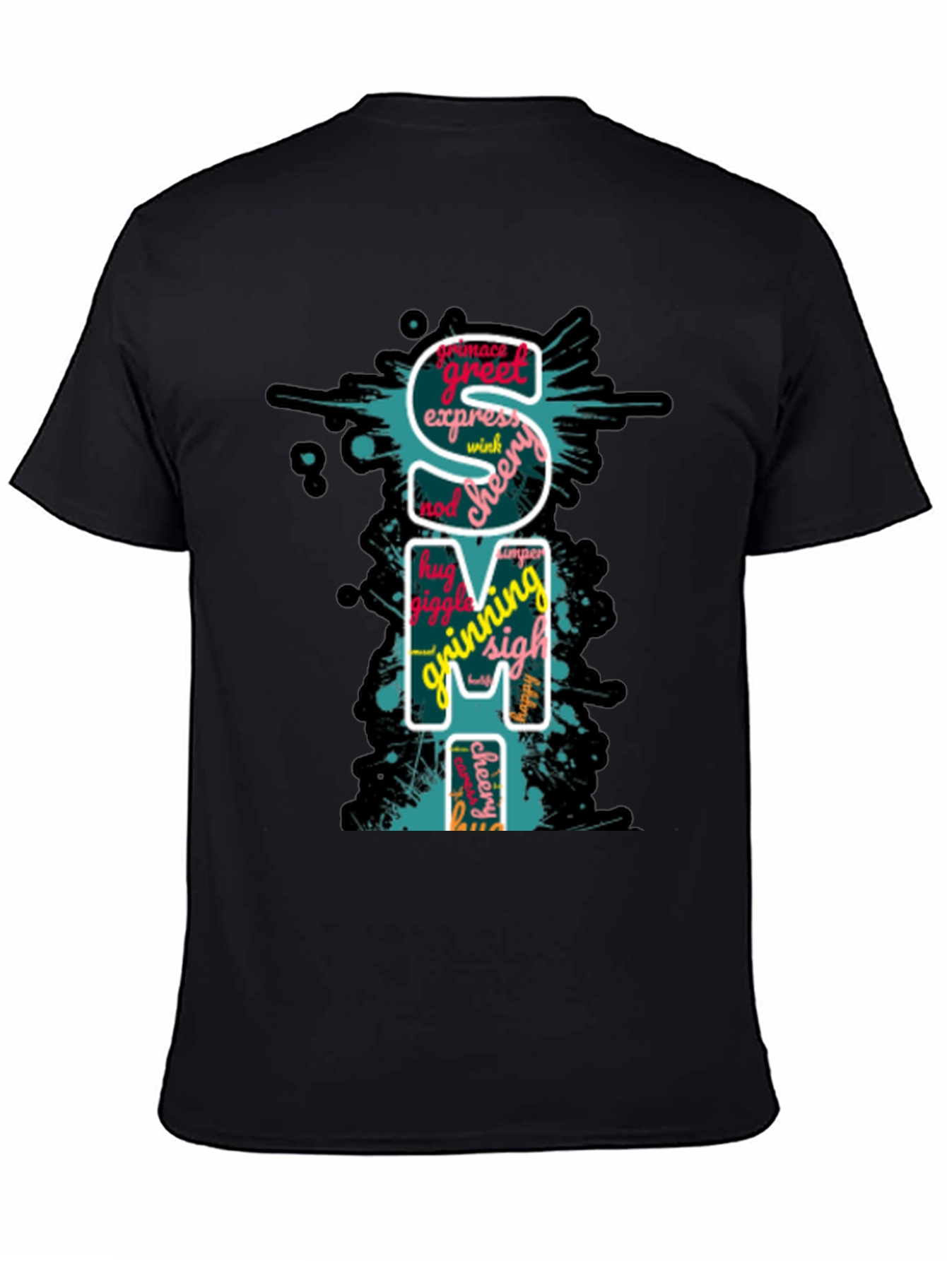 SMI Word Art Graphic T-Shirt - Express Yourself!