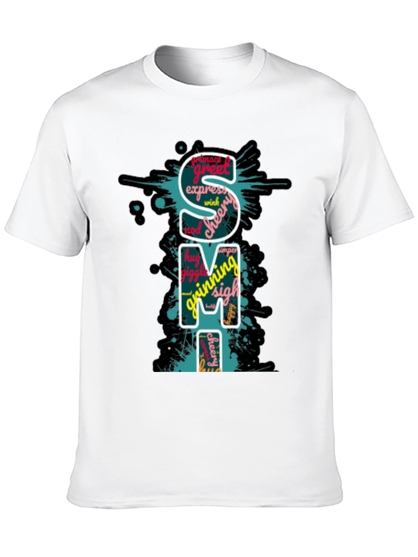 SMI Word Art Graphic T-Shirt - Express Yourself!