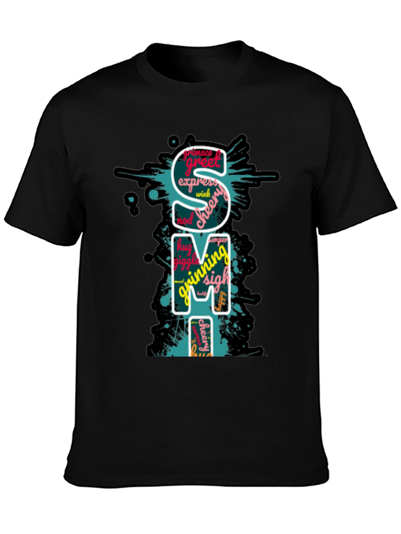 SMI Word Art Graphic T-Shirt - Express Yourself!