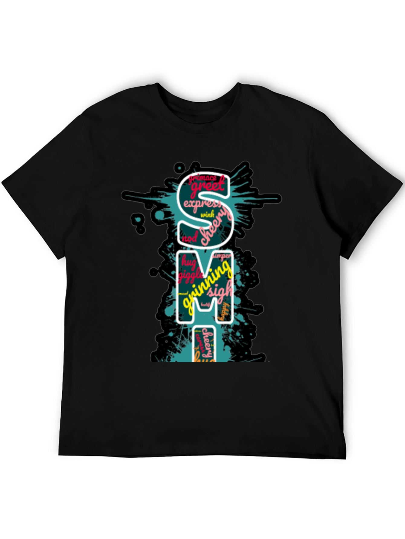SMI Word Art Graphic T-Shirt - Express Yourself!