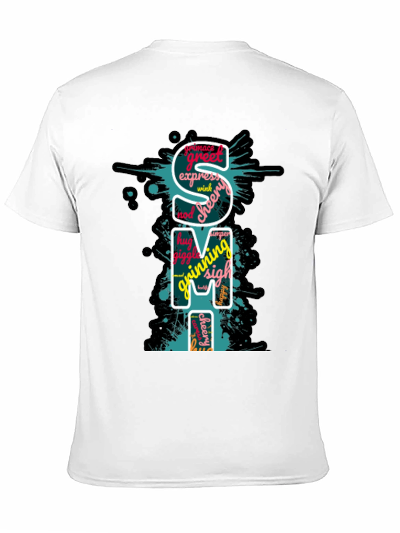 SMI Word Art Graphic T-Shirt - Express Yourself!