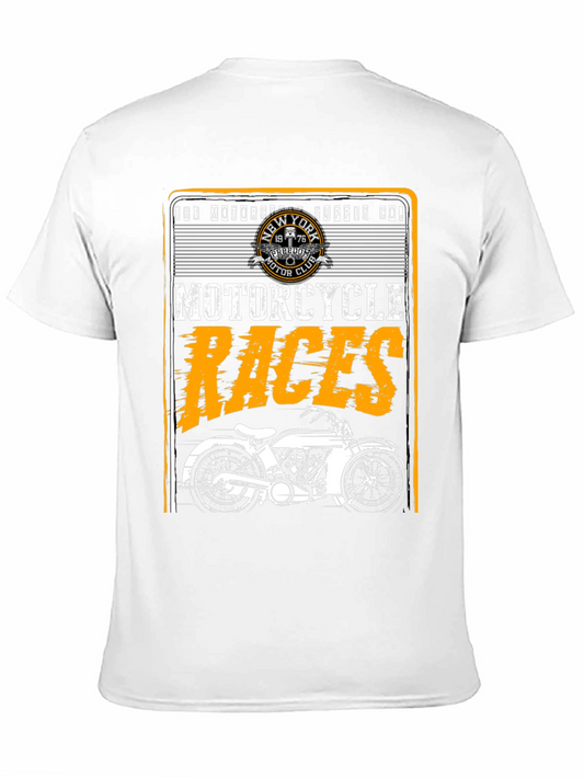 Vintage Motorcycle Races Graphic Tee