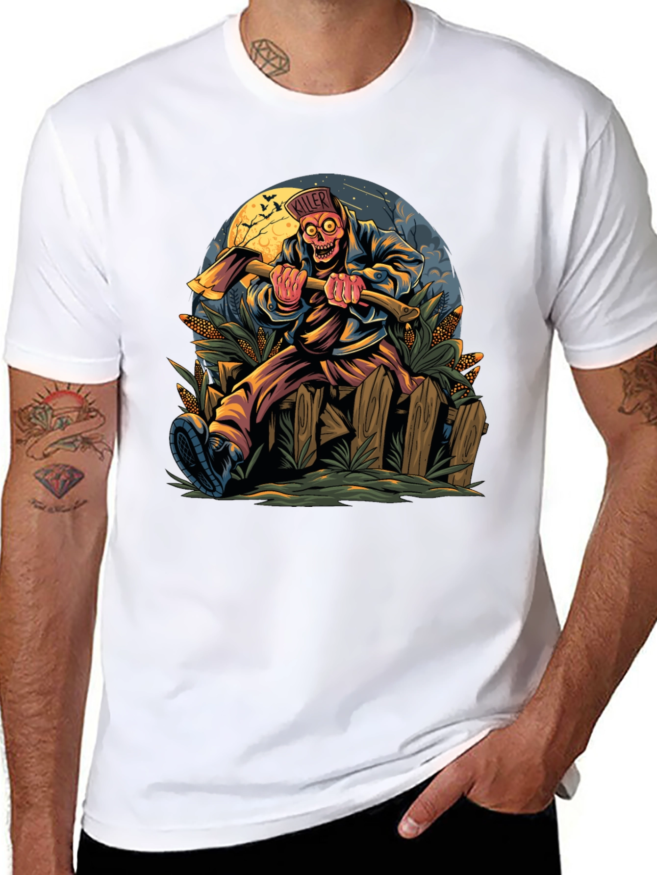 Killer Scarecrow Graphic Tee
