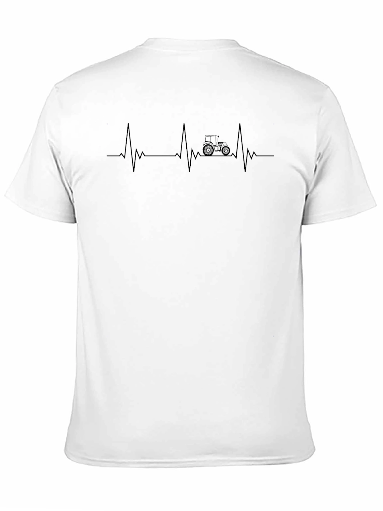 Farmer Heartbeat T-Shirt - Agriculture Life Line Tee