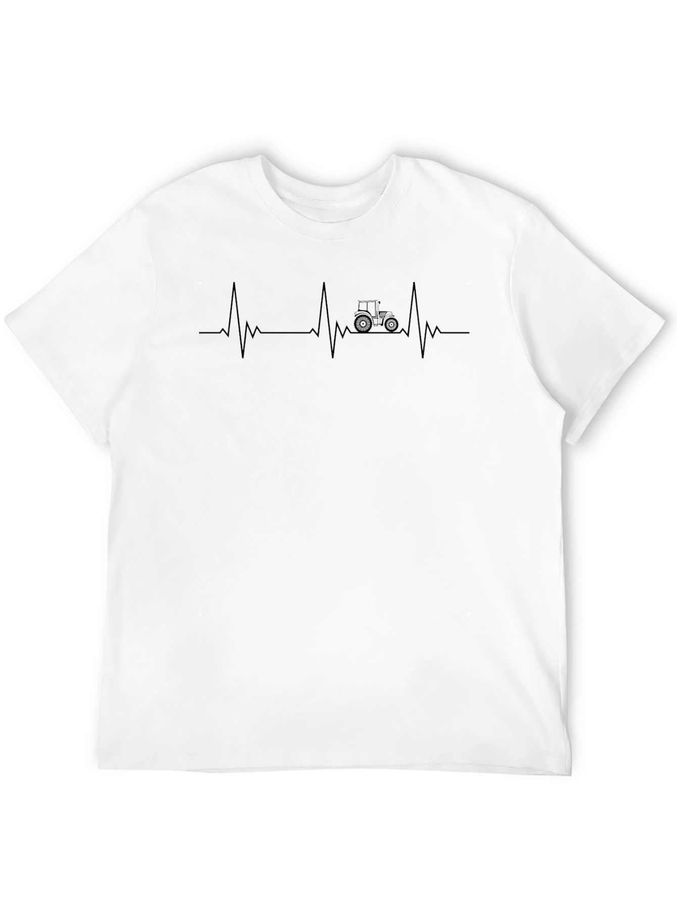 Farmer Heartbeat T-Shirt - Agriculture Life Line Tee