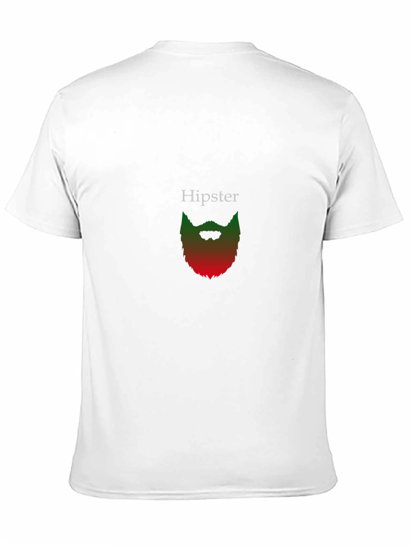 Hipster Beard Graphic Tee - Stylish Black T-Shirt