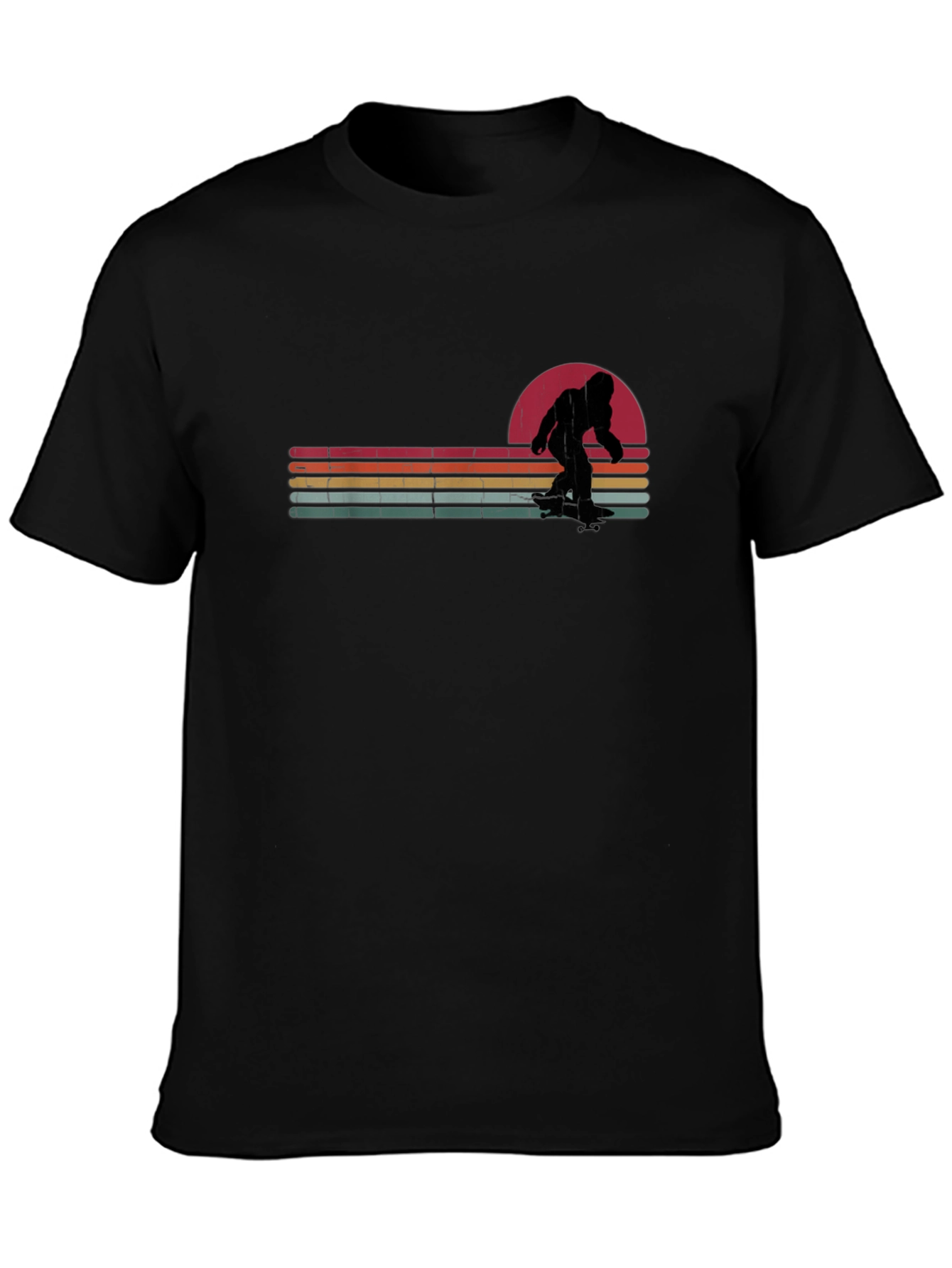 Retro Bigfoot Skateboarding T-Shirt