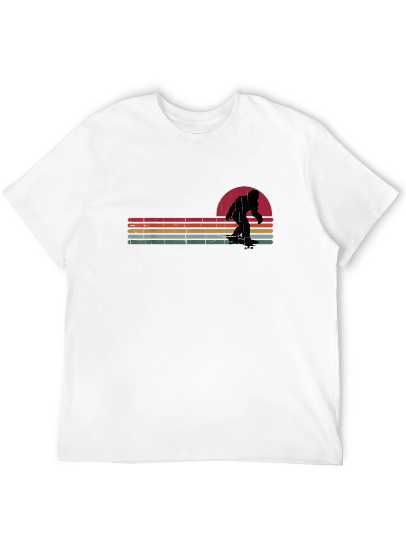 Retro Bigfoot Skateboarding T-Shirt