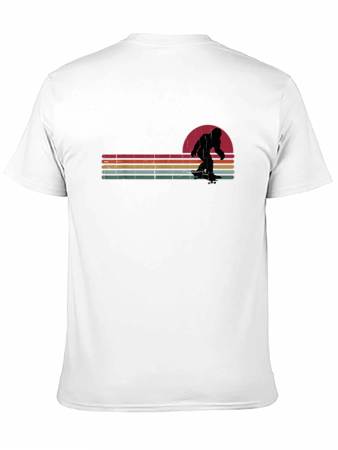 Retro Bigfoot Skateboarding T-Shirt