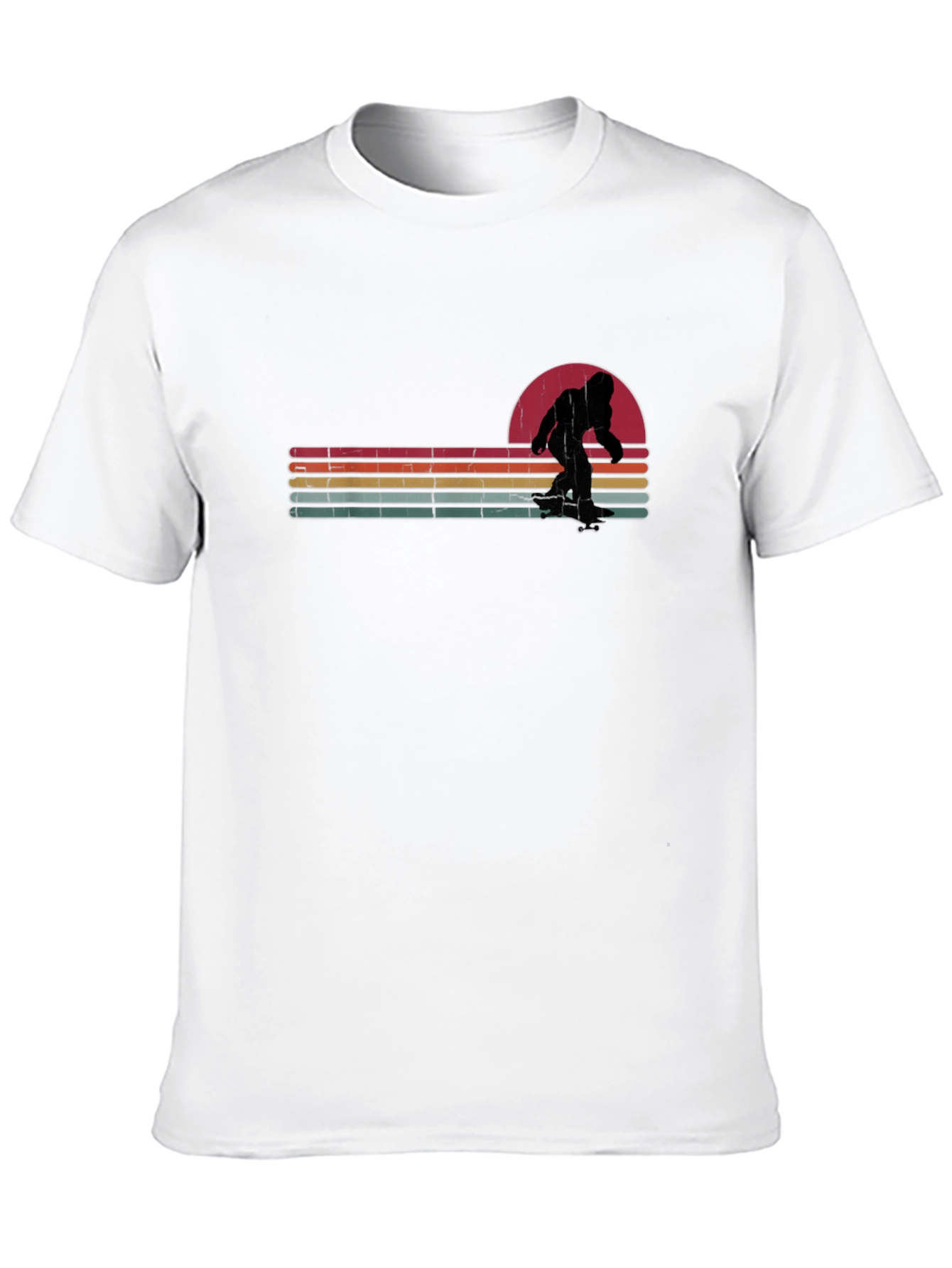 Retro Bigfoot Skateboarding T-Shirt