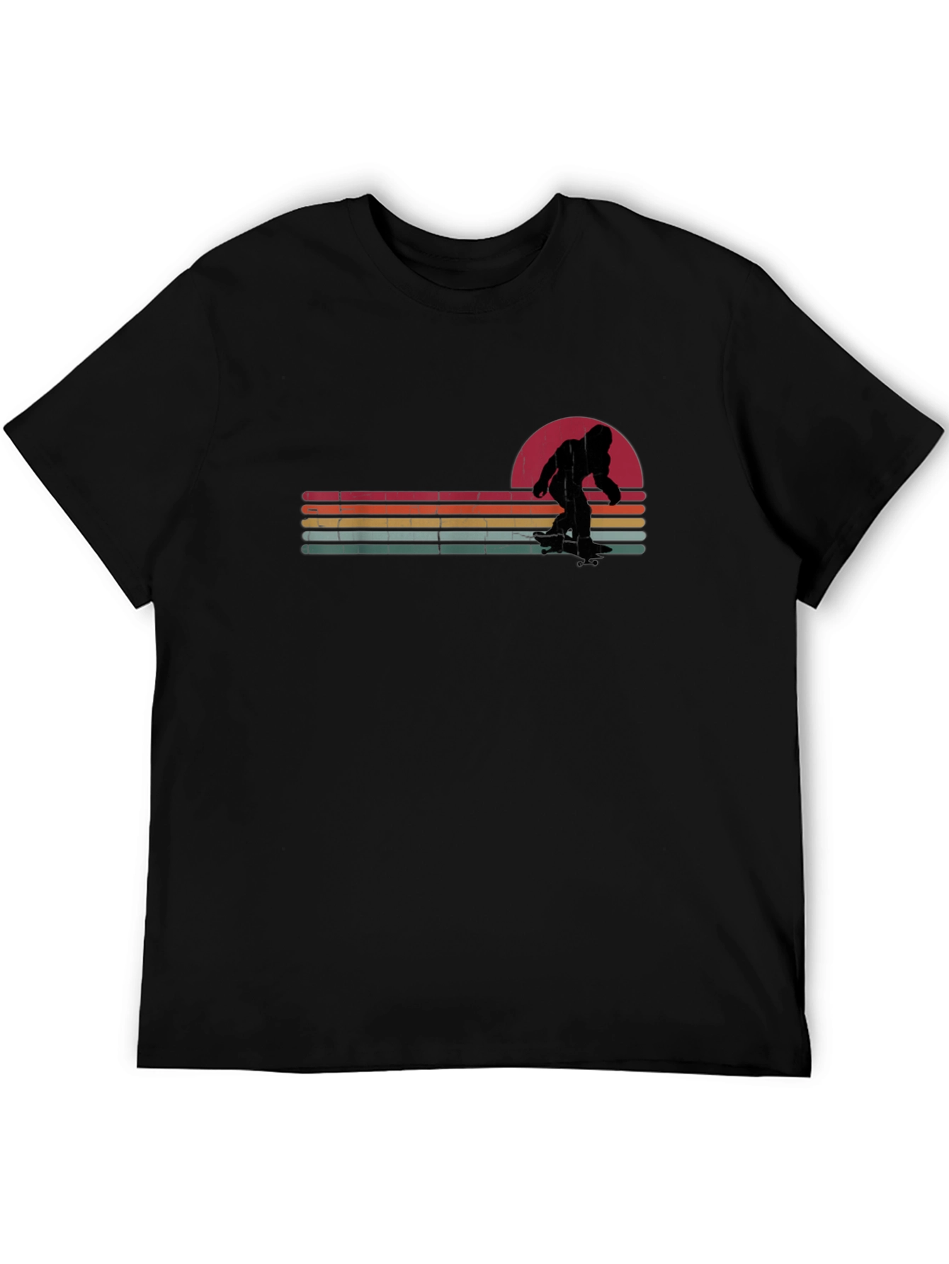 Retro Bigfoot Skateboarding T-Shirt