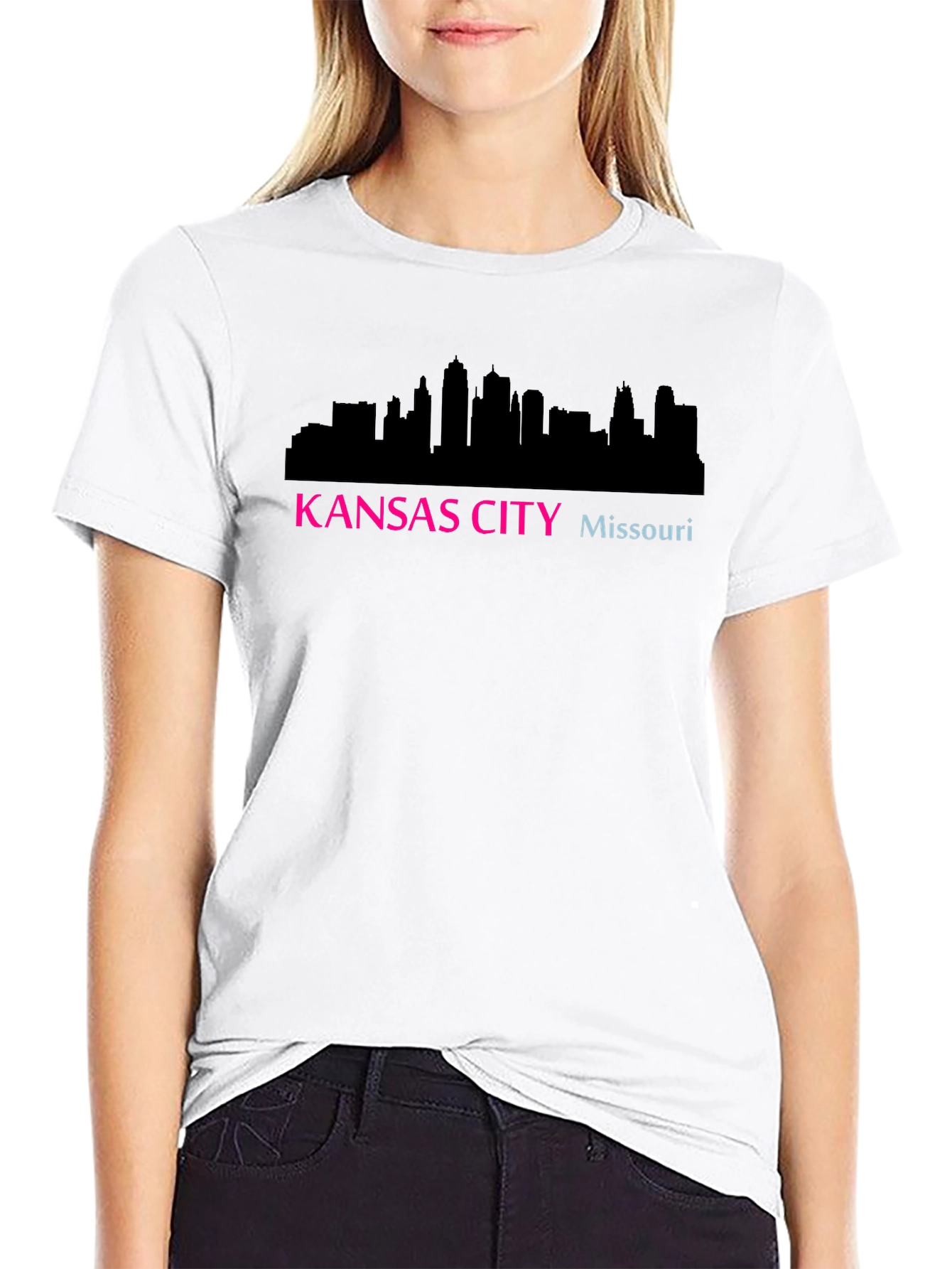 Kansas City Missouri Skyline Graphic Tee
