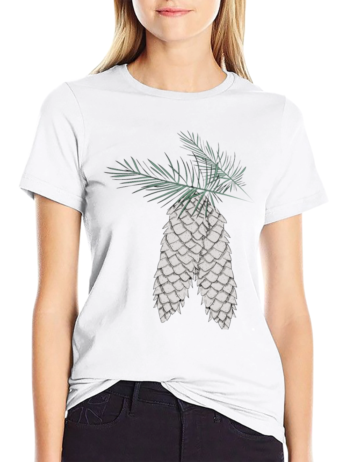 Pine Cone Graphic T-Shirt