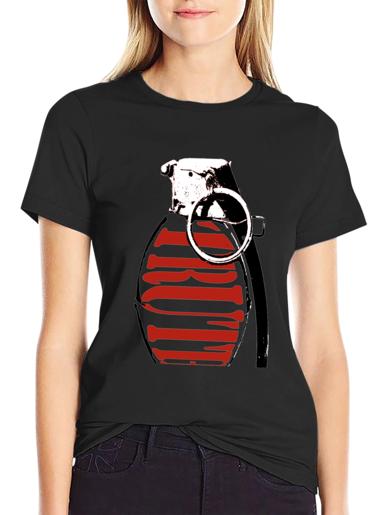 Grenade Graphic Tee - Bold Statement Shirt