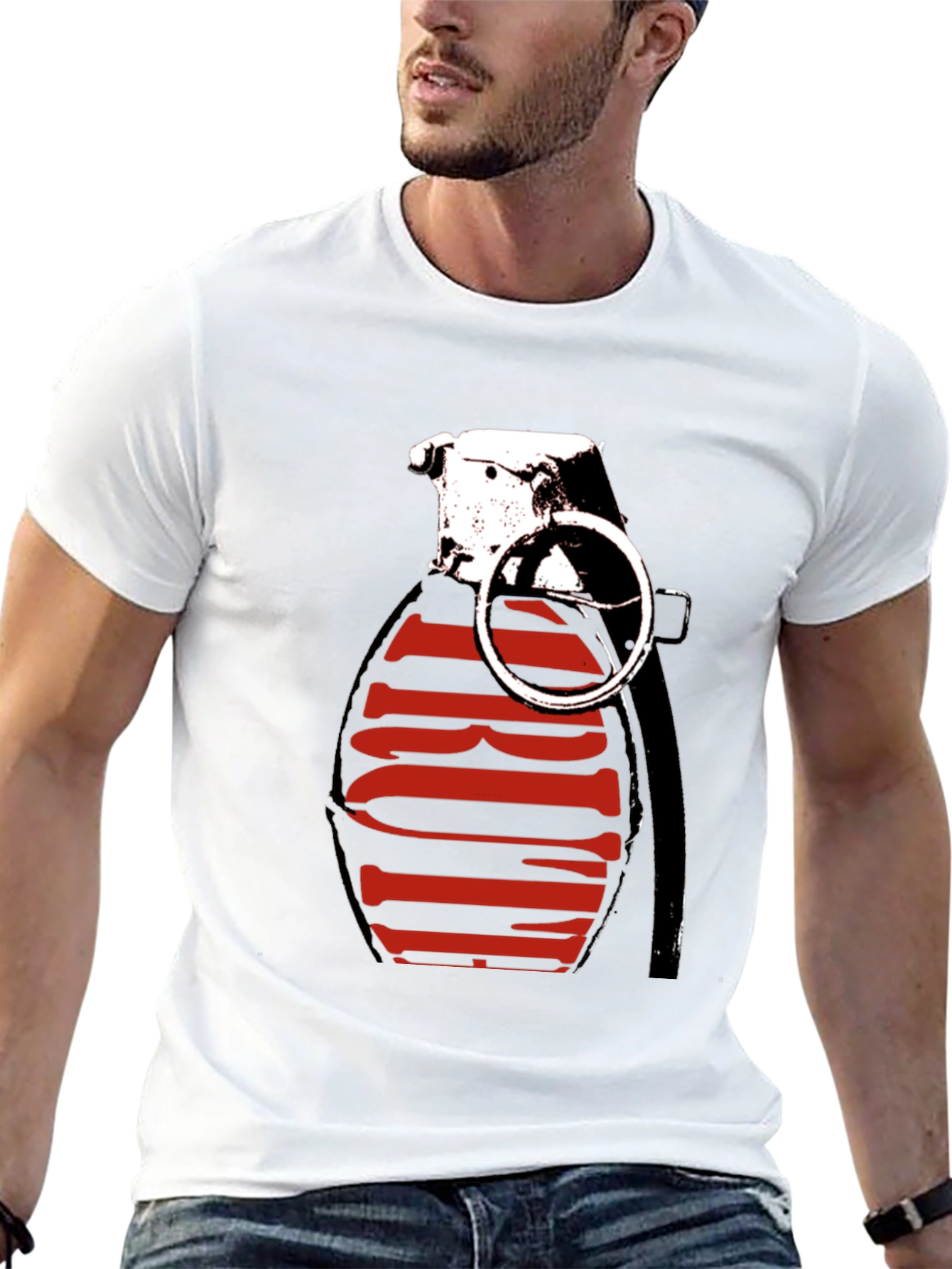 Grenade Graphic Tee - Bold Statement Shirt