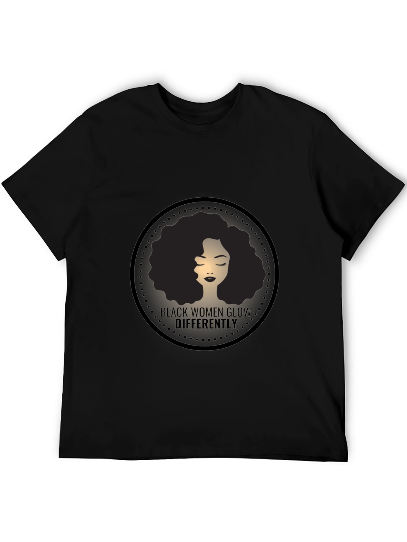 Black Women Glow Differently Graphic Tee