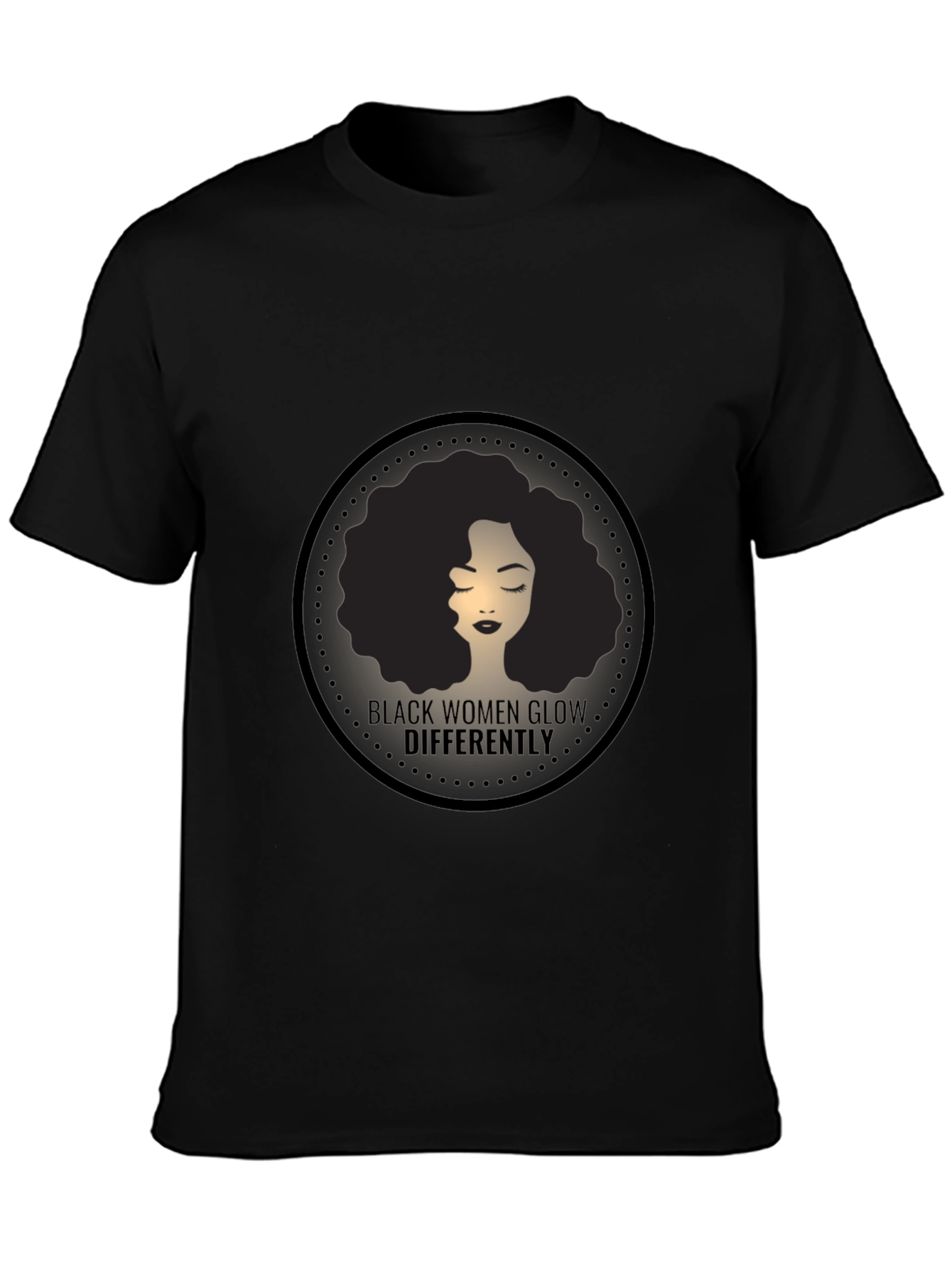 Black Women Glow Differently Graphic Tee