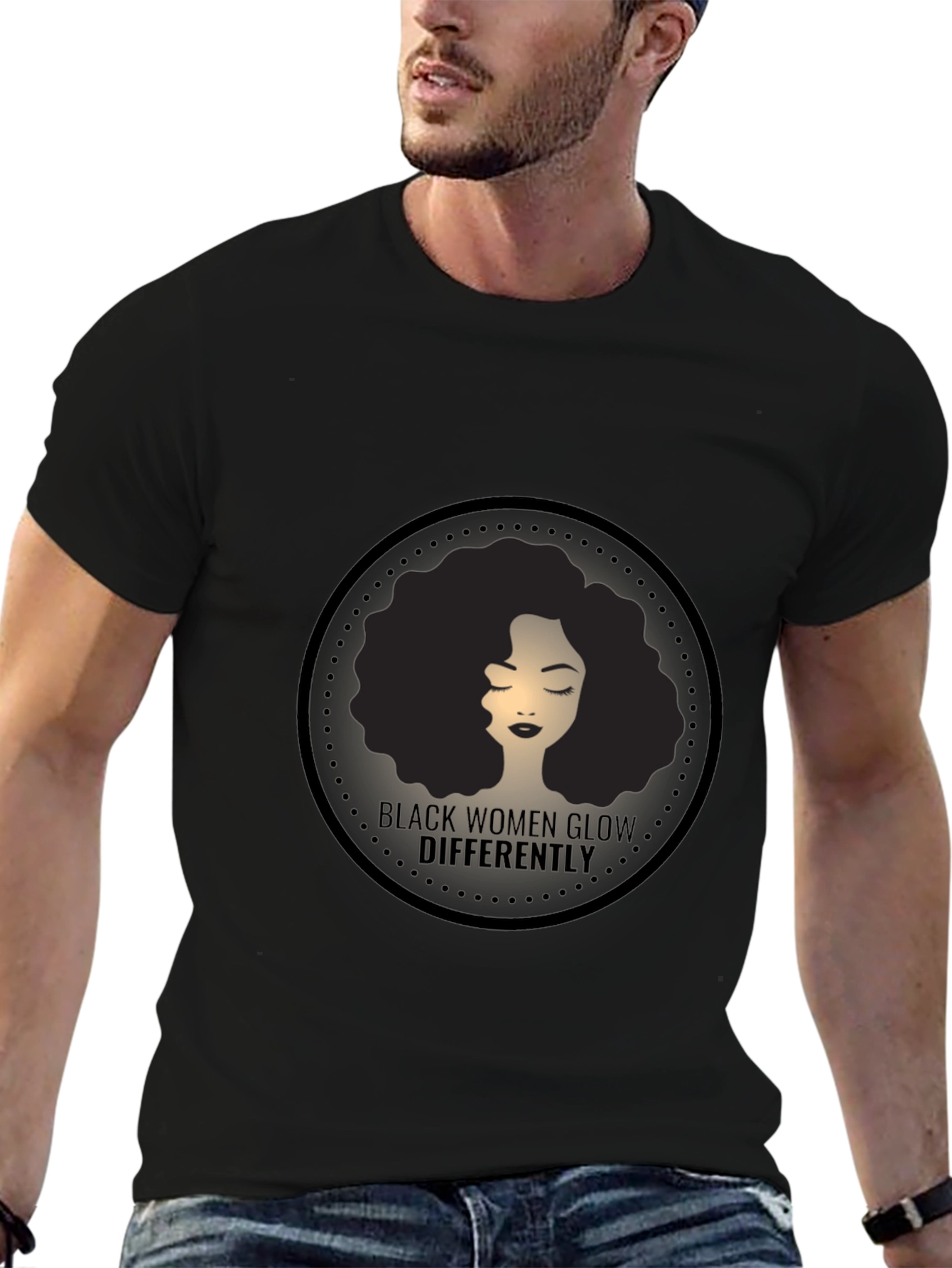 Black Women Glow Differently Graphic Tee