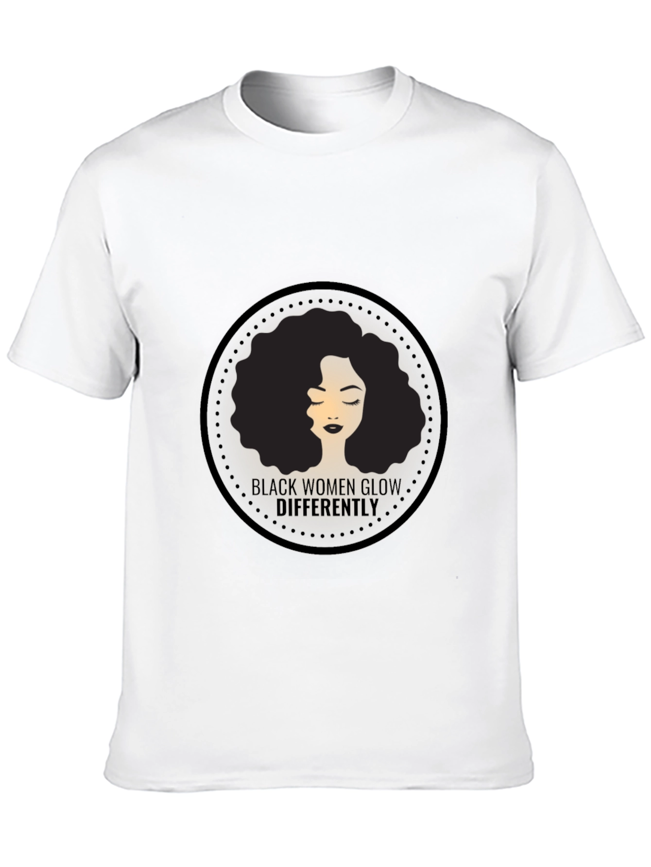Black Women Glow Differently Graphic Tee