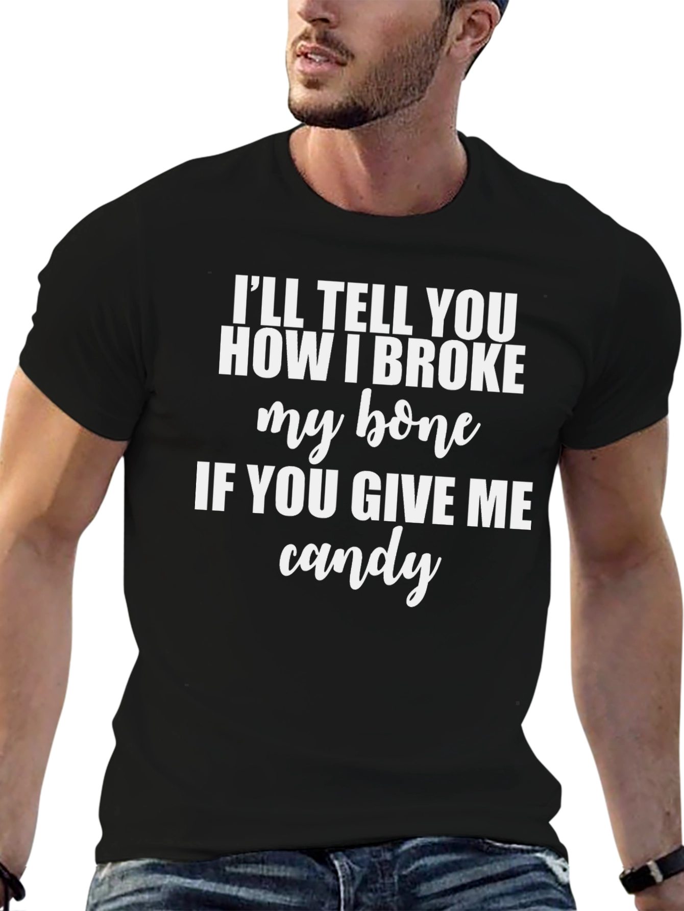 Funny Bone T-Shirt - Candy Please! Novelty Tee