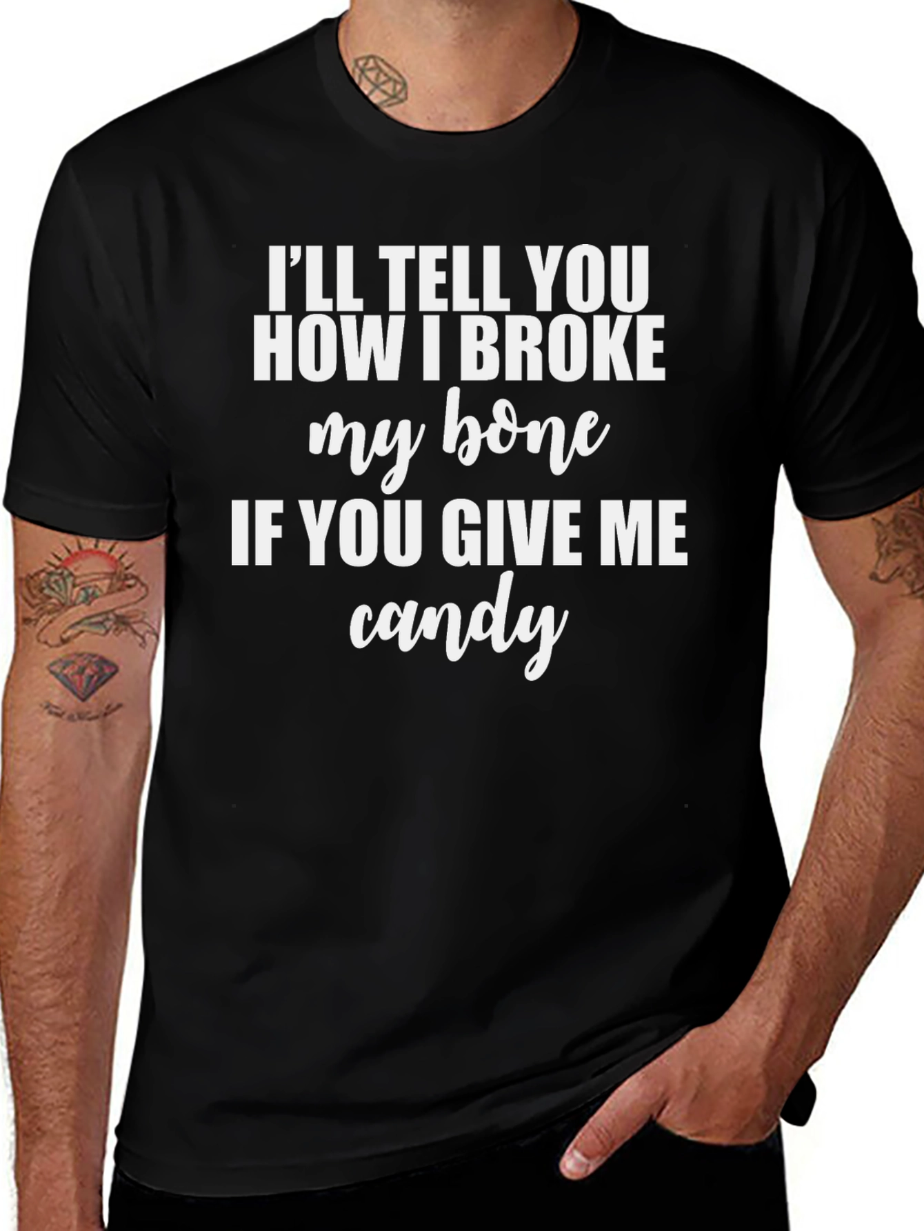 Funny Bone T-Shirt - Candy Please! Novelty Tee
