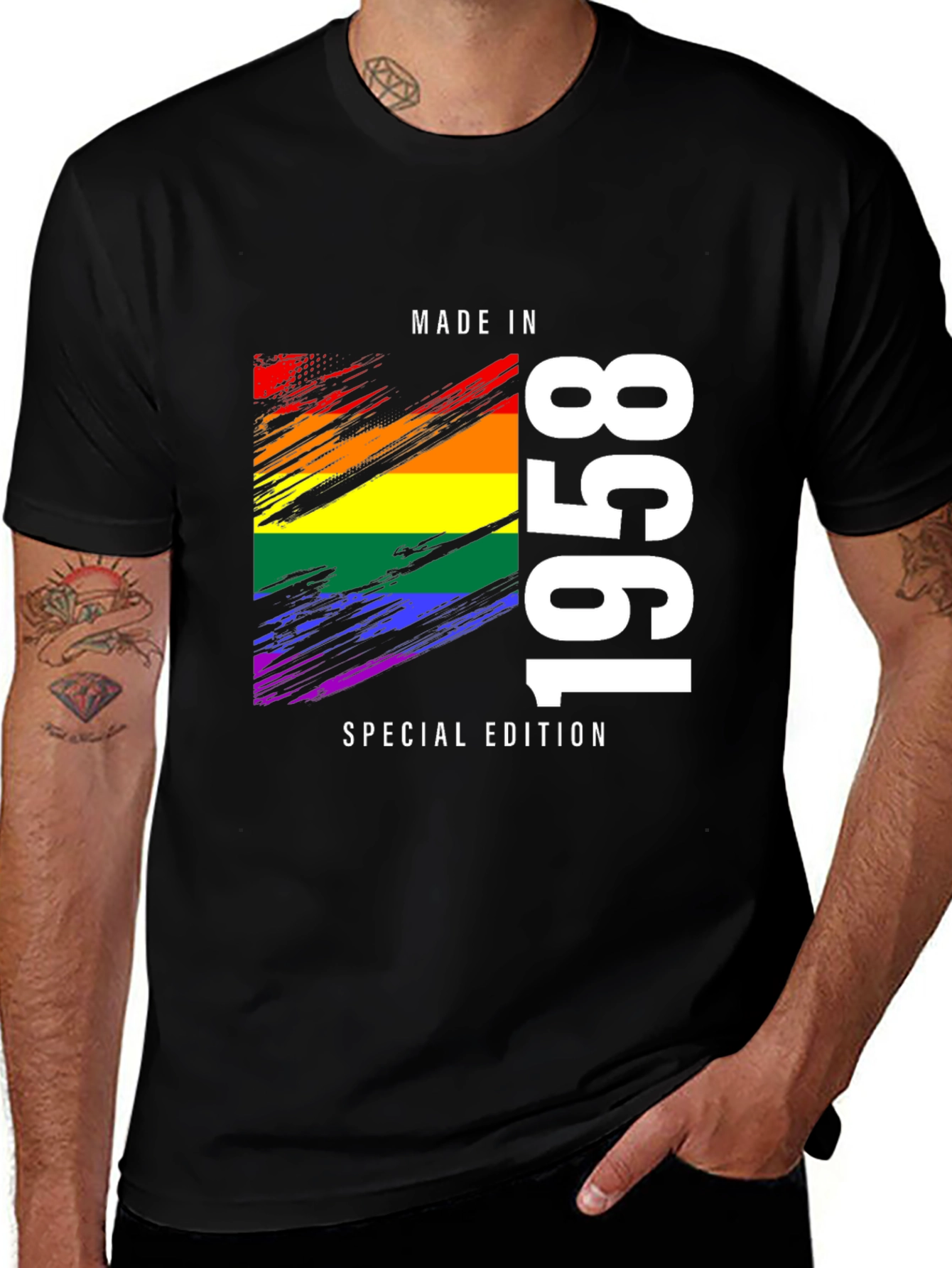 Made in 1958 Rainbow Pride T-Shirt