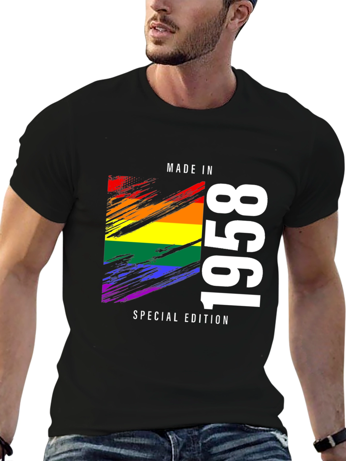 Made in 1958 Rainbow Pride T-Shirt