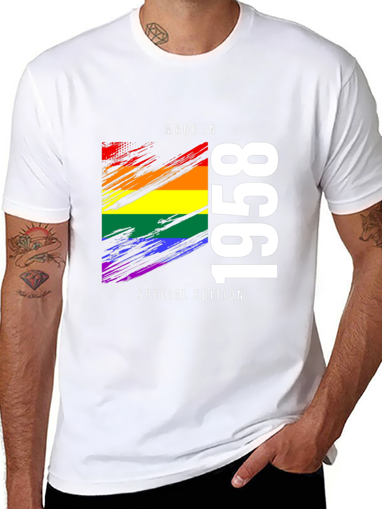 Made in 1958 Rainbow Pride T-Shirt