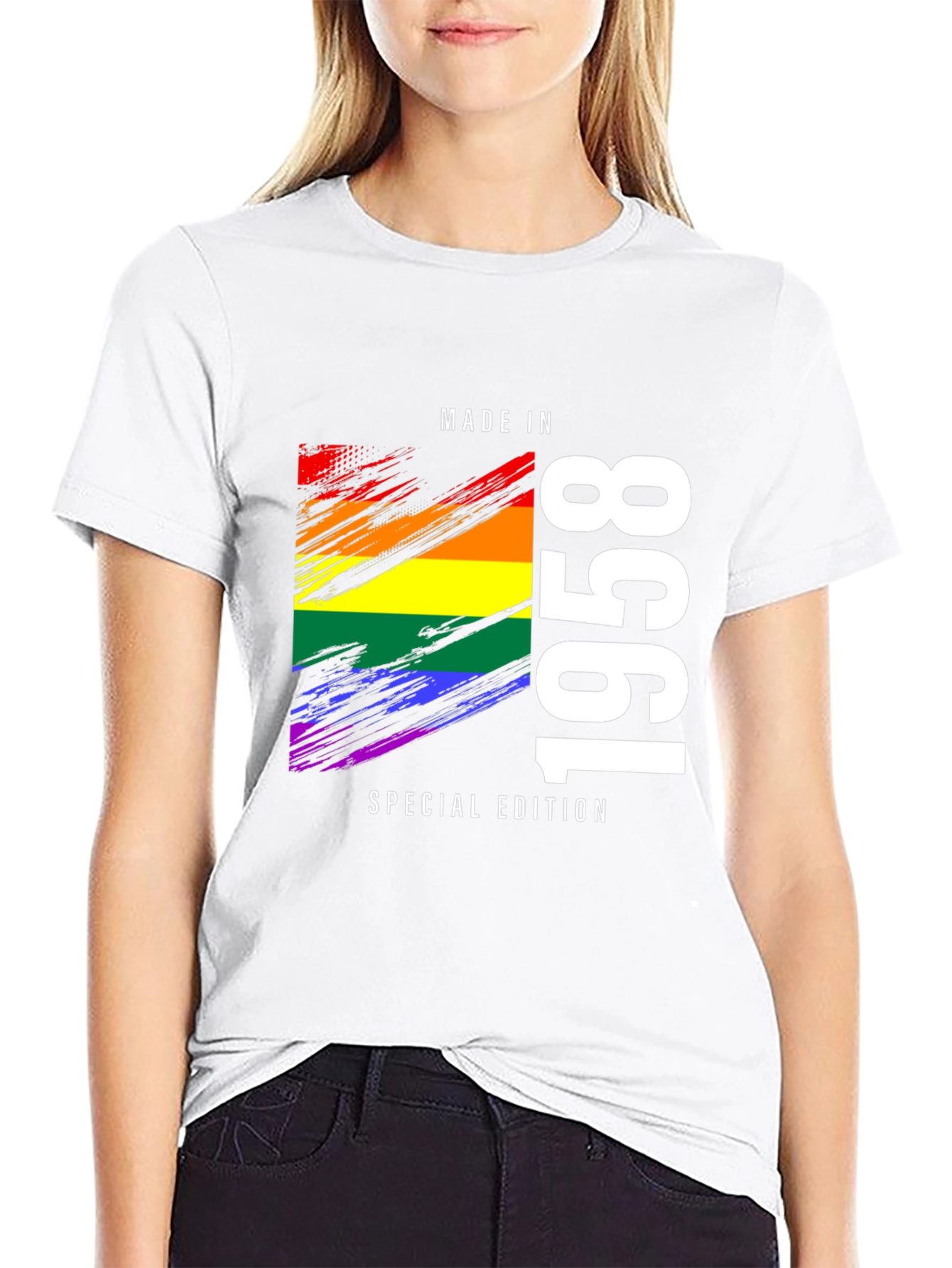 Made in 1958 Rainbow Pride T-Shirt