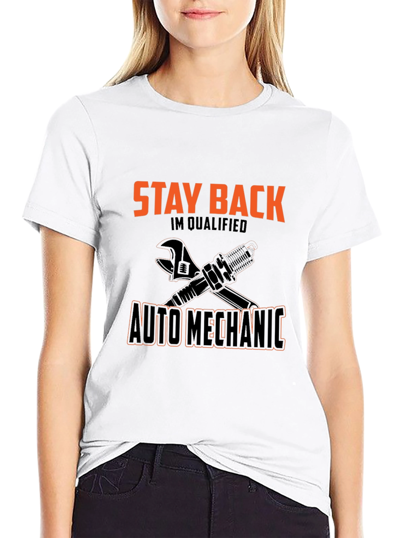 Stay Back Auto Mechanic T-Shirt