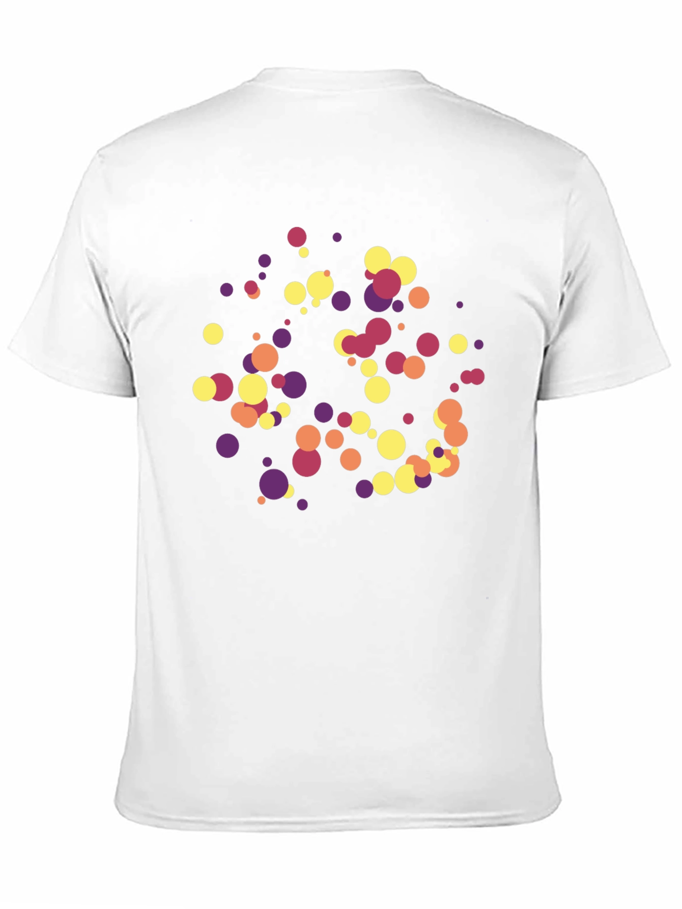 Abstract Dots Black T-Shirt