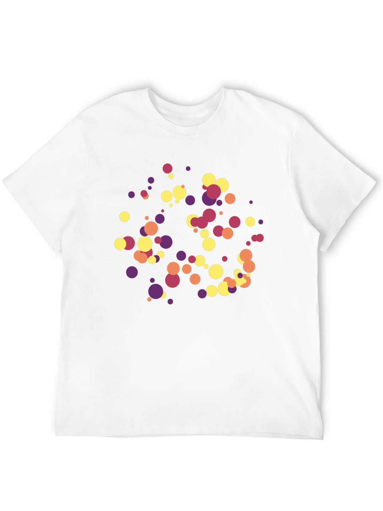 Abstract Dots Black T-Shirt