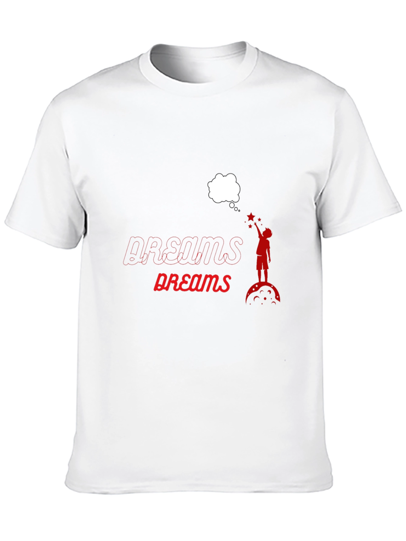 Dreams Graphic Print Black T-Shirt