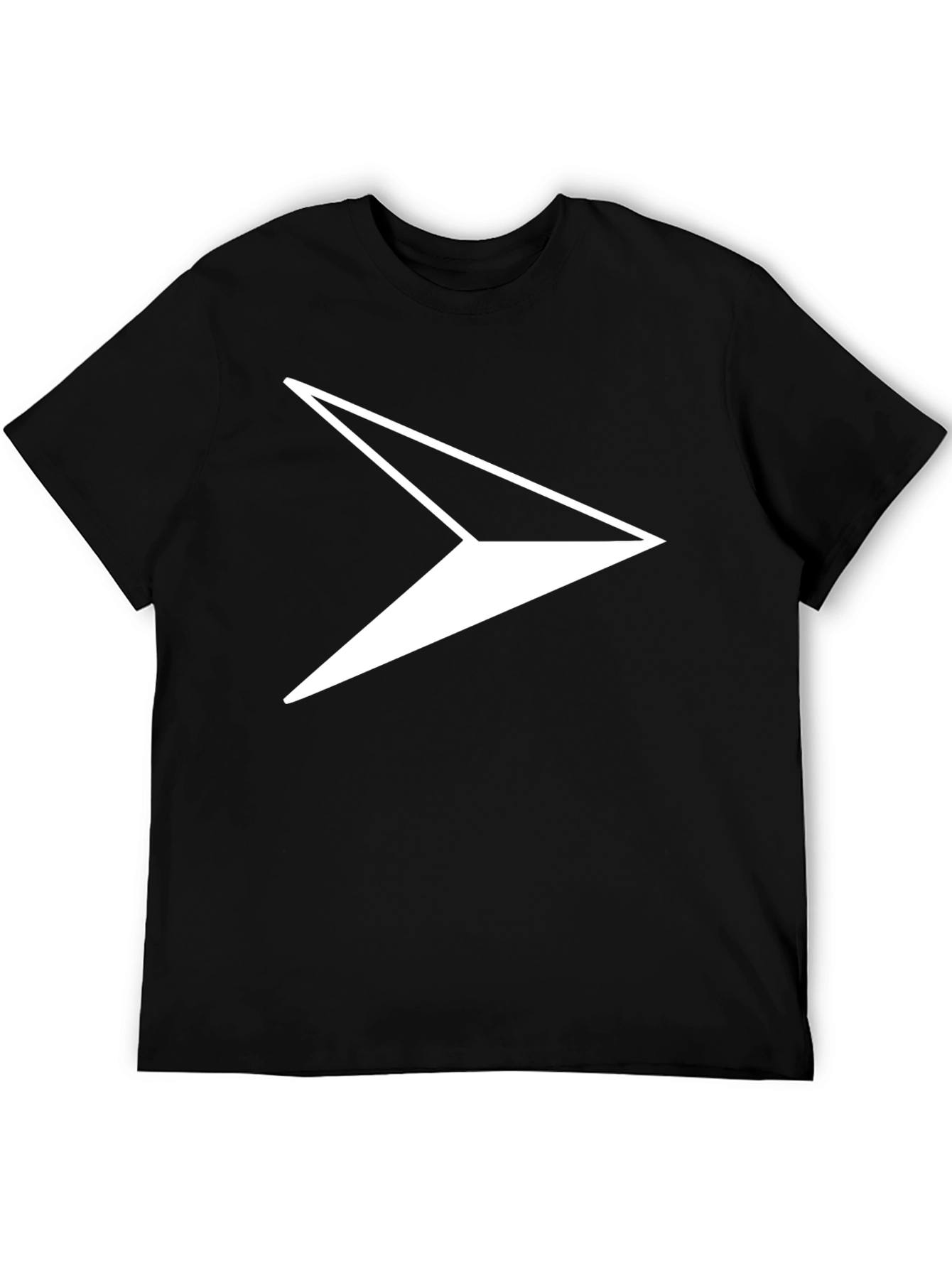 Modern Arrow Graphic Tee - Black