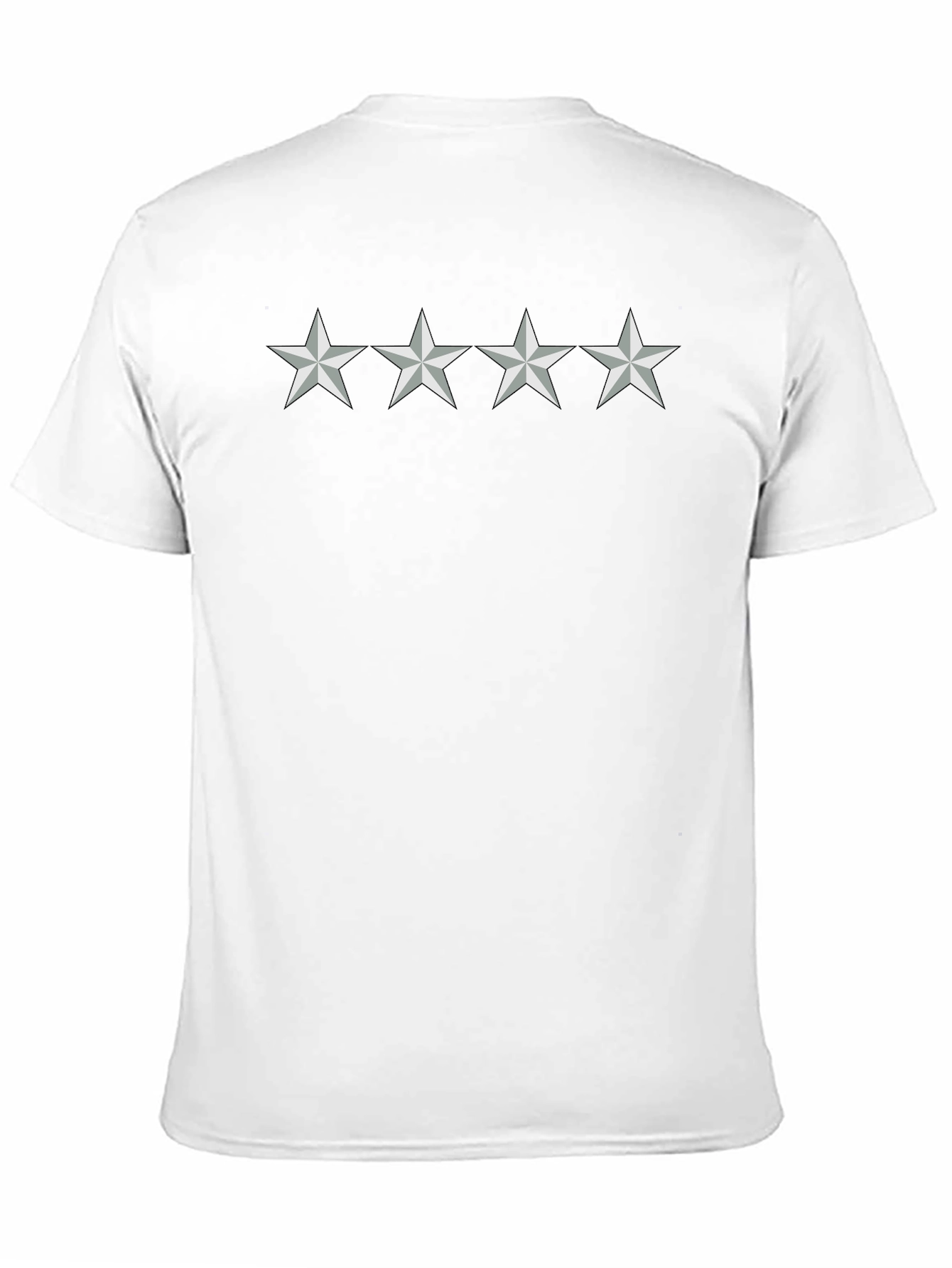 Four Star Graphic Black T-Shirt