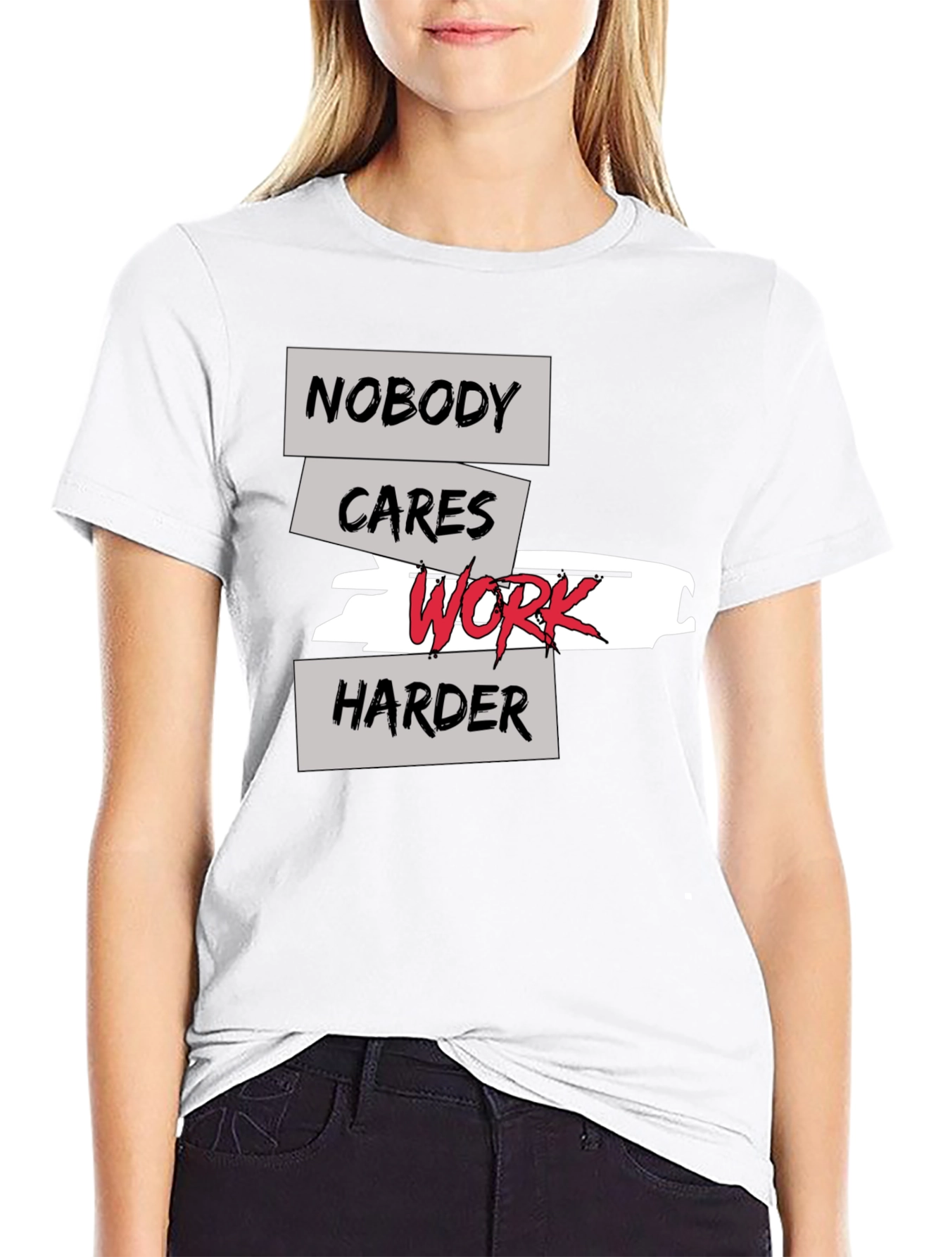 Work Harder T-Shirt - Motivational Graphic Tee