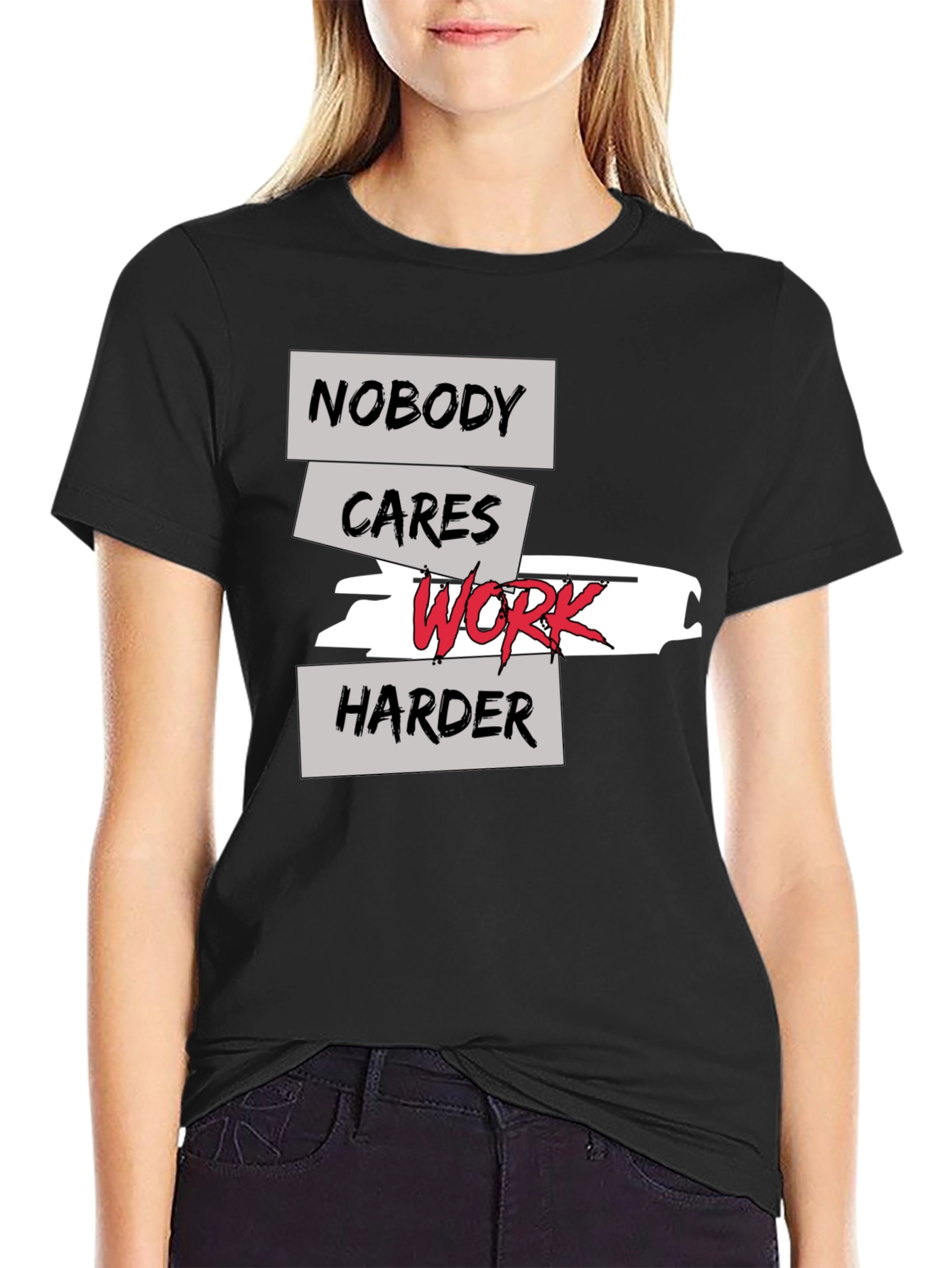 Work Harder T-Shirt - Motivational Graphic Tee
