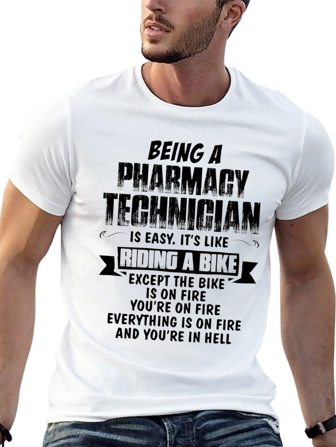 Pharmacy Technician T-Shirt Funny Gift Tee