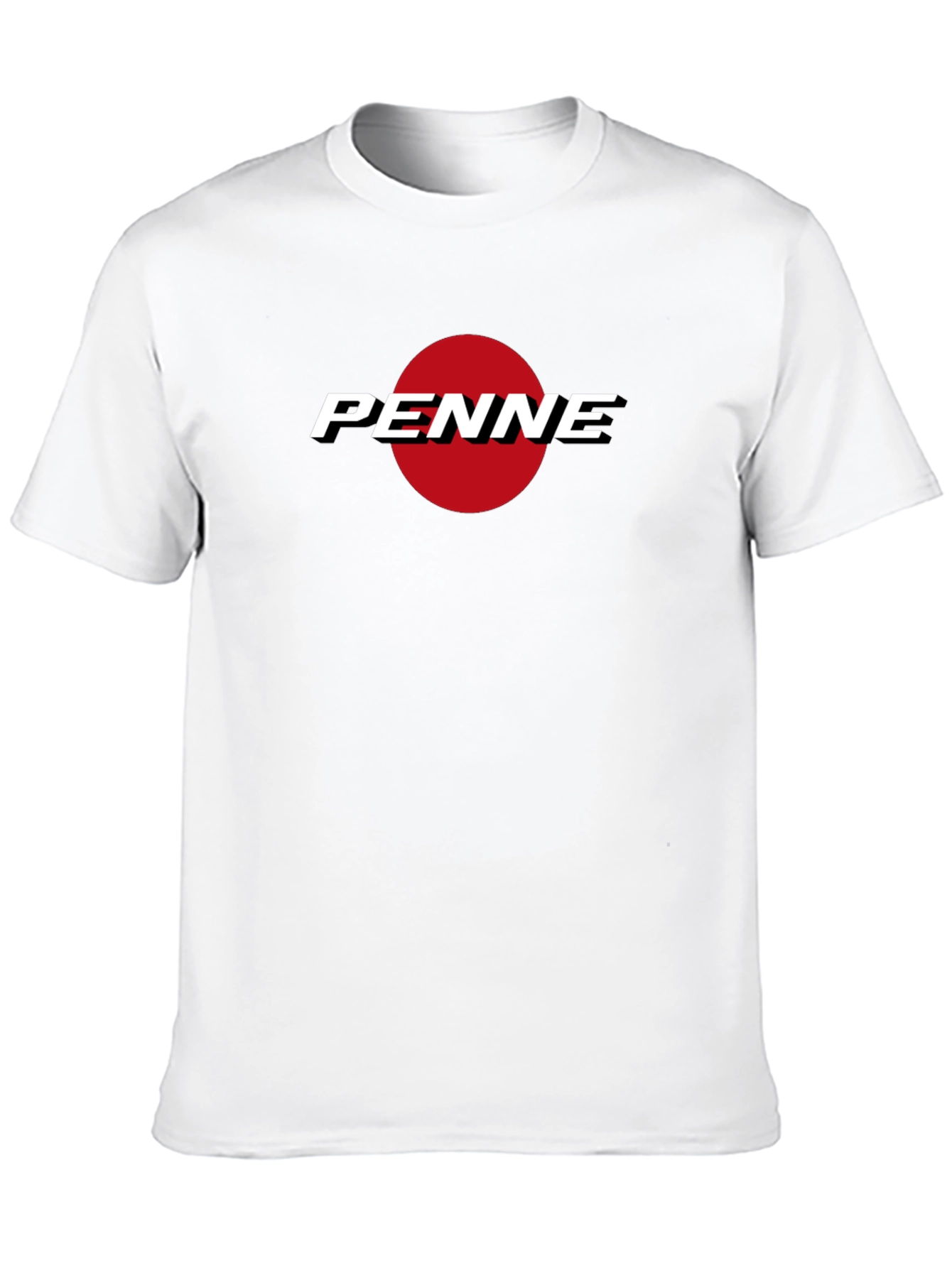 PENNE Graphic Tee - Black Cotton Blend