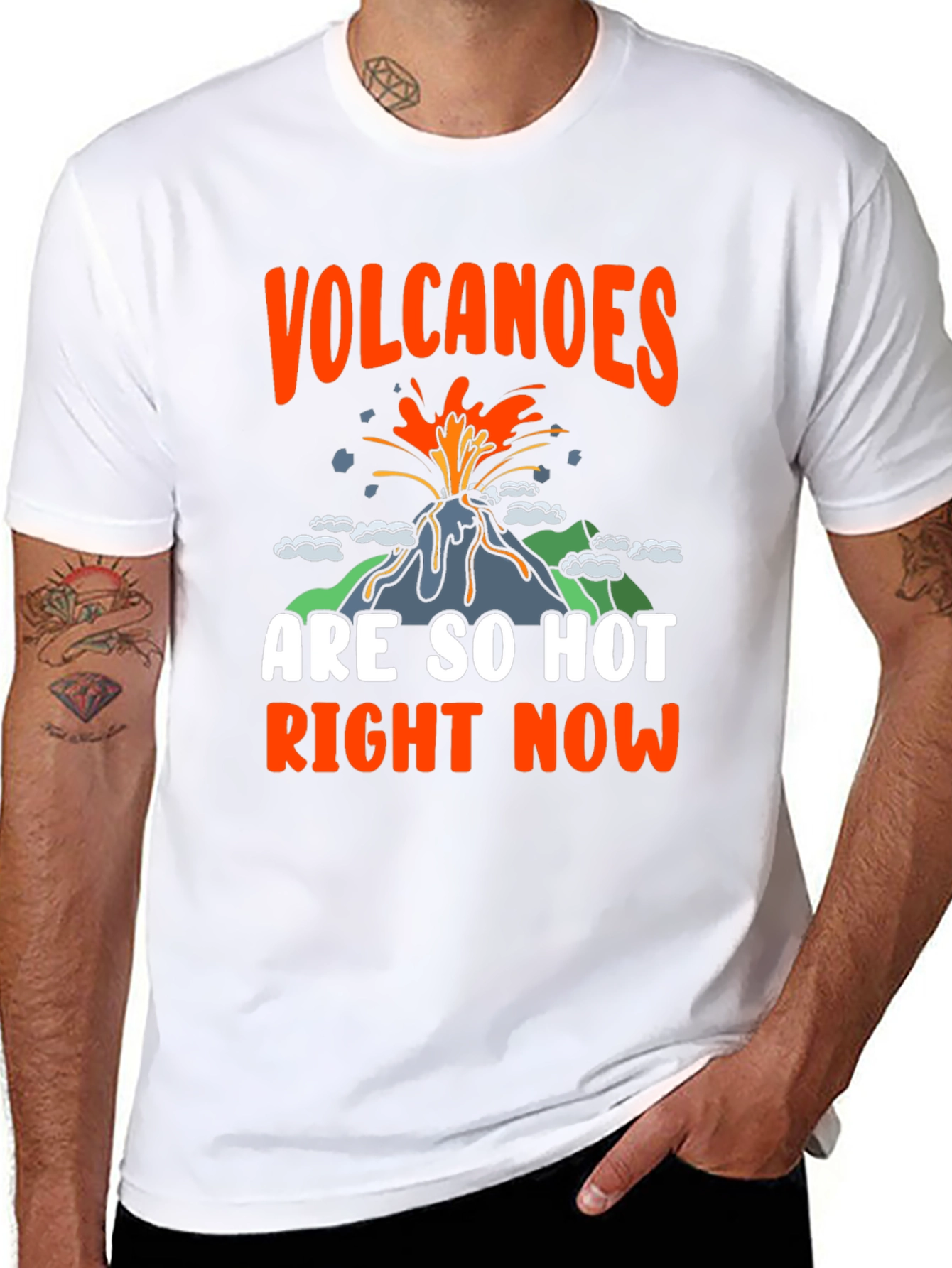 Volcanoes Are So Hot Right Now Graphic Tee
