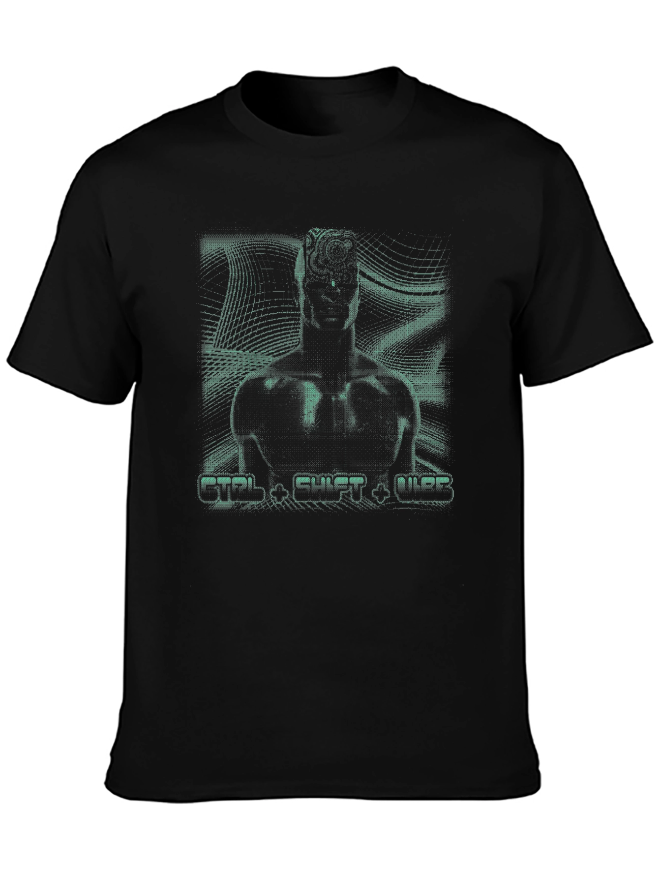 CTRL CULT WEB Graphic T-Shirt - Black