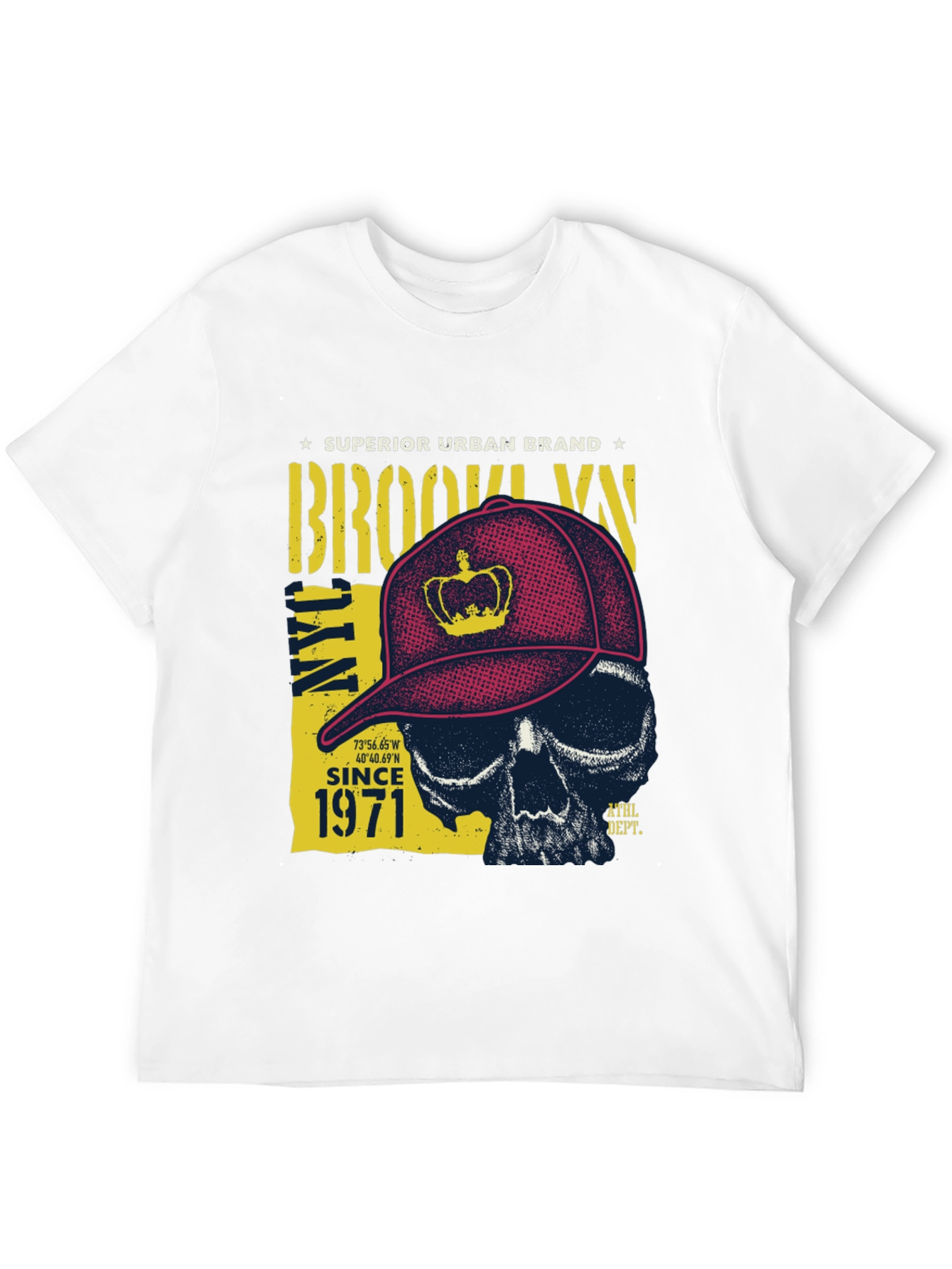 Brooklyn Urban Skull T-Shirt