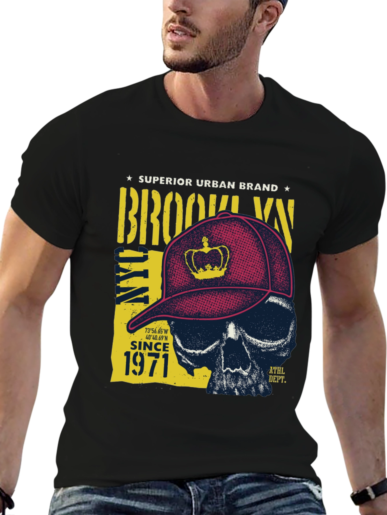 Brooklyn Urban Skull T-Shirt