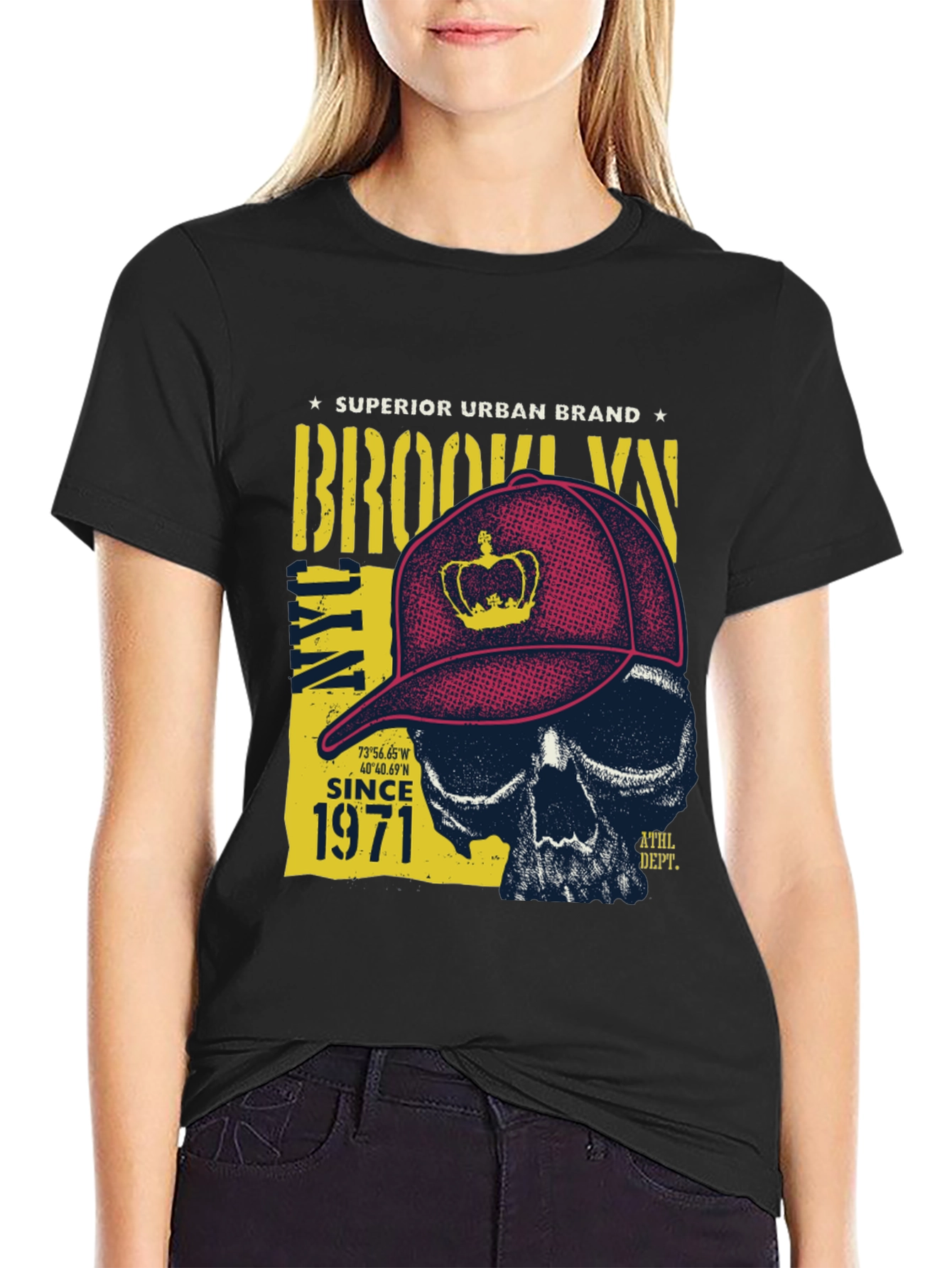 Brooklyn Urban Skull T-Shirt