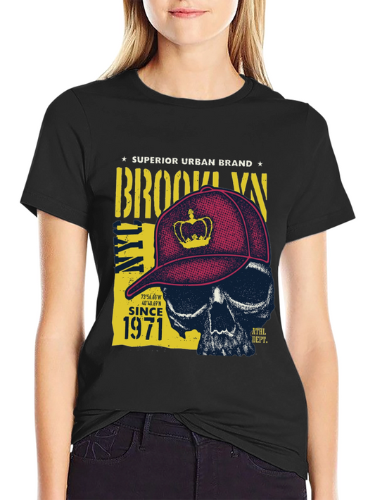 Brooklyn Urban Skull T-Shirt